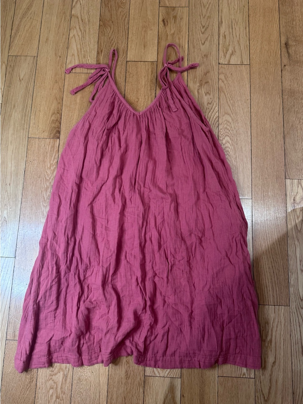 Old Navy Dusty Rose Swing Scoop Gauzy Swim Cover Up Dress Size M